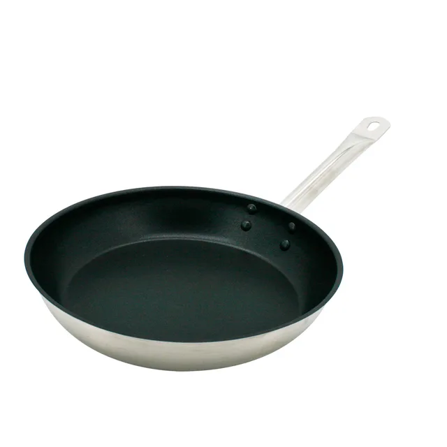 Non Stick S/S Fry Pan(Single Handle)-Sandwich Bottom
