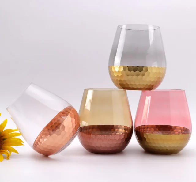 Glass flower vase handcraft glass vase