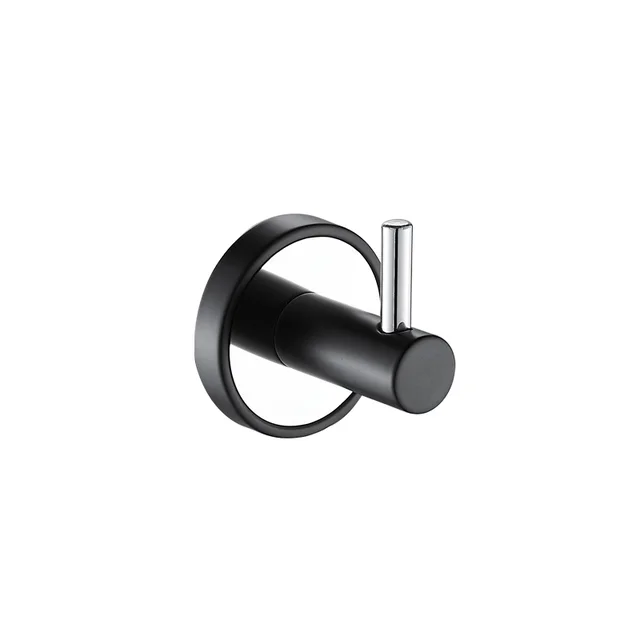 Zinc alloy and stainless steel single robe hook clothes hook