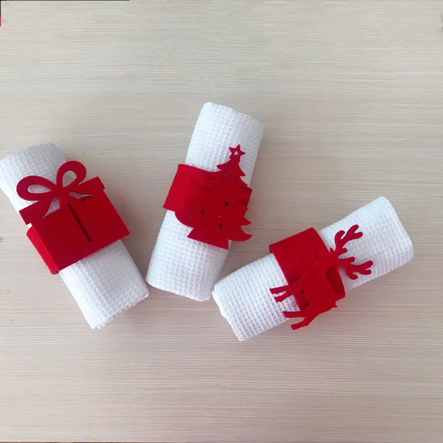 Christmas waffle towel with gift、tea towel printing / tea towel/tea towel printing / tea towel/