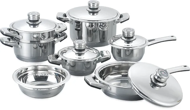 Wide edge shape casserole 12pcs set