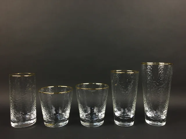 Gold Rim Tumblers