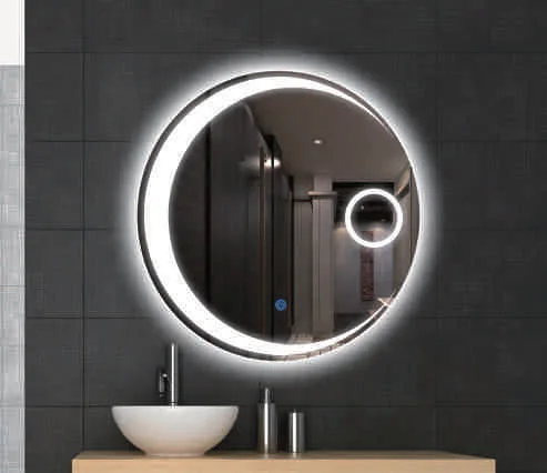 Smart LED bathroom mirrors