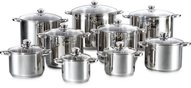 Stainless steel storage pot series