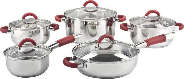 Stainless steel cookware set 10pcs