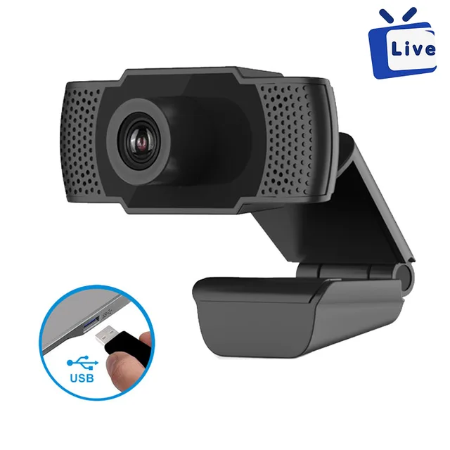 Full HD 1080P Webcam Video Camera web PC Camera for Video Conference Call and Chatting