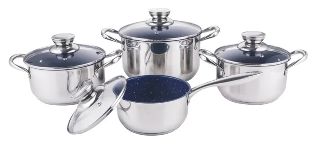 Straight shape cookware set 8pcs