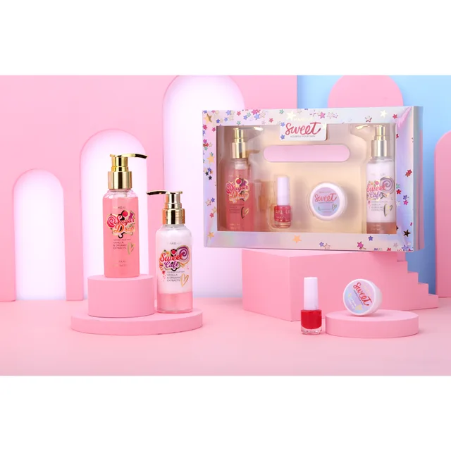 Body skin care and nail manicure all in one set for girl