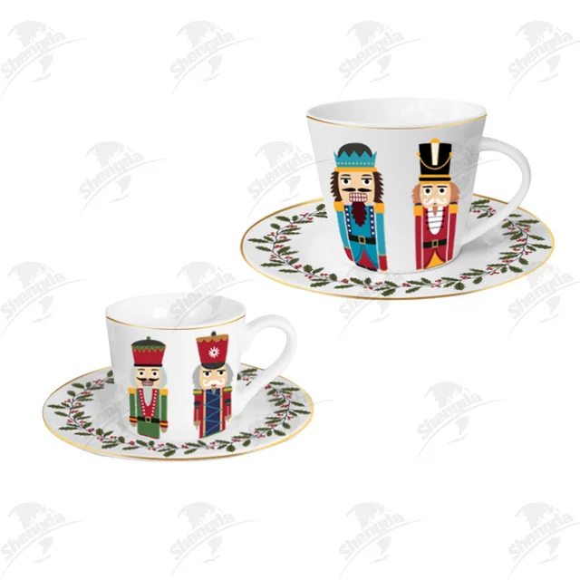 220ML Cup&Saucer with Xmas Design