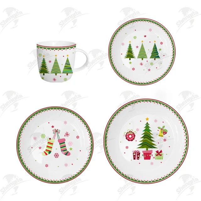 20pcs Dinner Set With Christmas Design