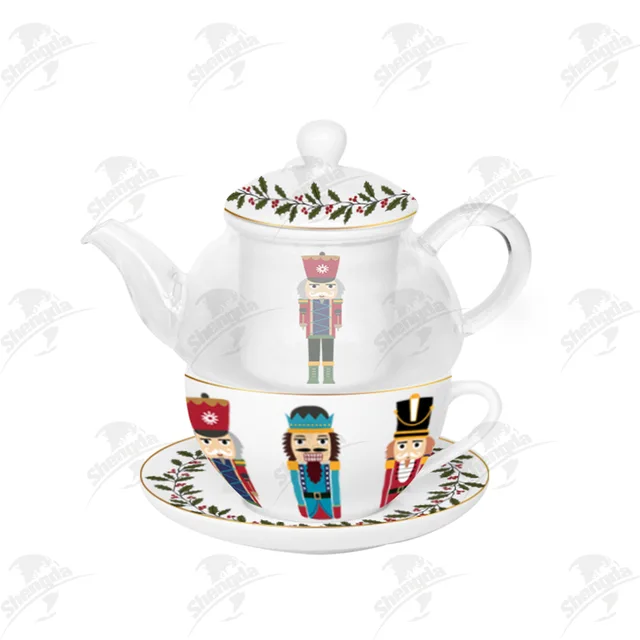 Tea For One with Christmas Design