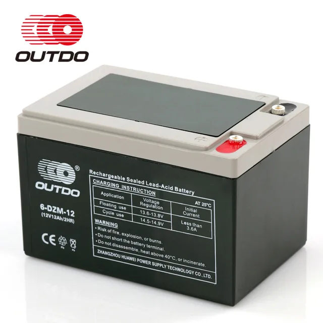 Lead acid motorcycle battery