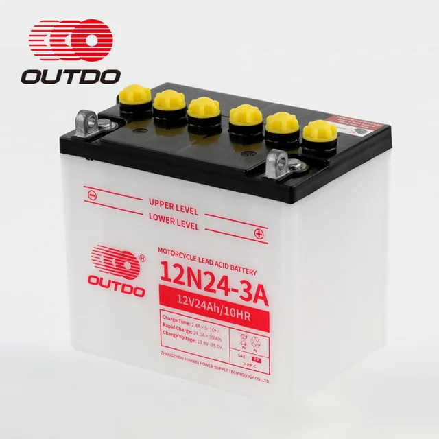 OUTDO Flooded Rechargeabled Motorcycle Battery