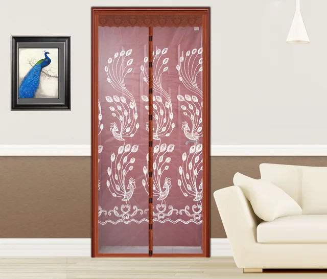 Embroidered Magnetic Door Screen