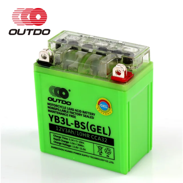 Outdo Gel Motorcycle Battery