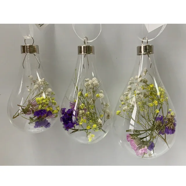 Glass ball glass drop christmas hanging ornament
