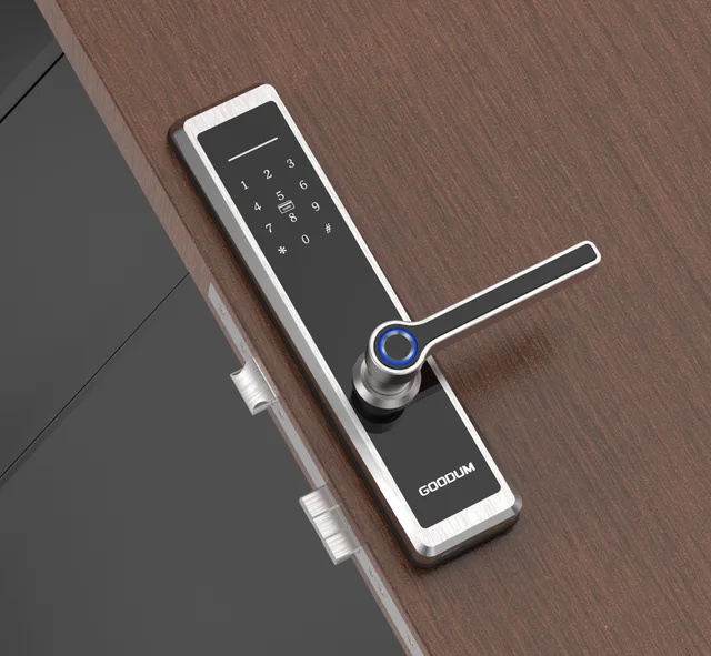 Goodum fingerprint,password,card, tuya app smart door lock H6