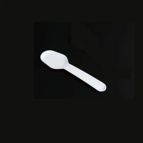 Disposable plastic ice cream spoon