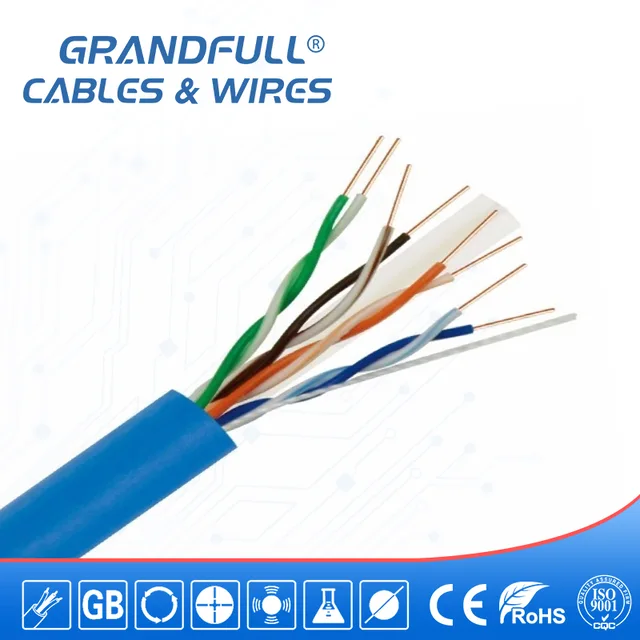 Cat6 UTP Lan Cable(0.57A) 4pairs Twisted Cable Network Cable Ethernet Cable