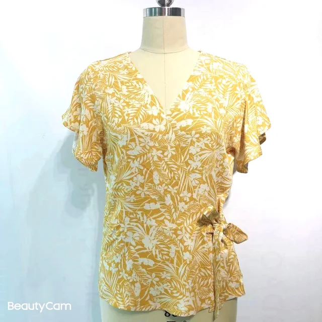 Ladies 100%rayon Top-4
