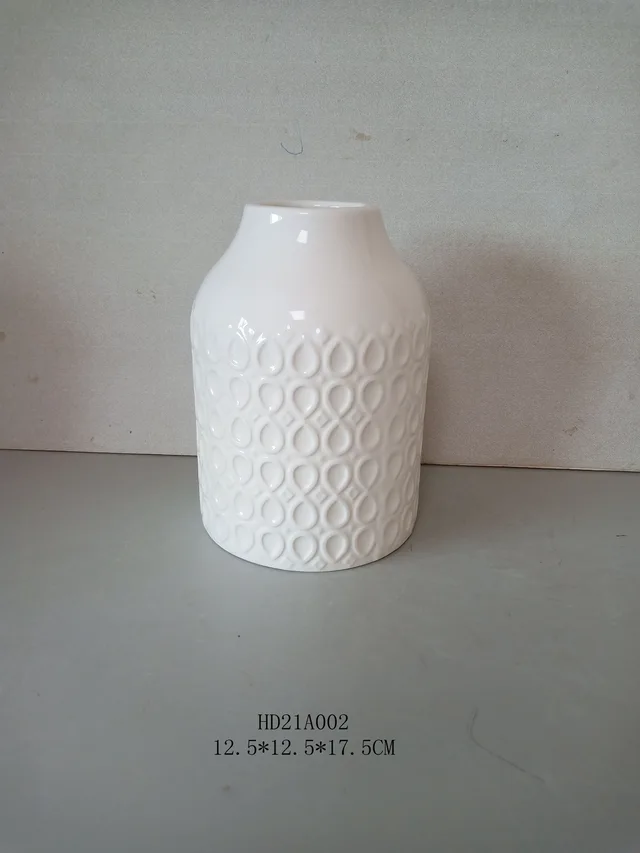Geometry design ceramic vase