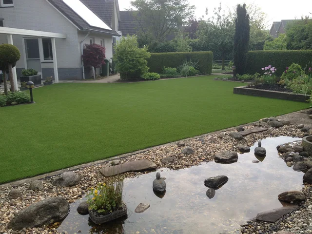 35mm 4-Tones Free of Heavy Metals Artificial Grass Synthetic Turf Fake Grass Carpet Grass for Decoration