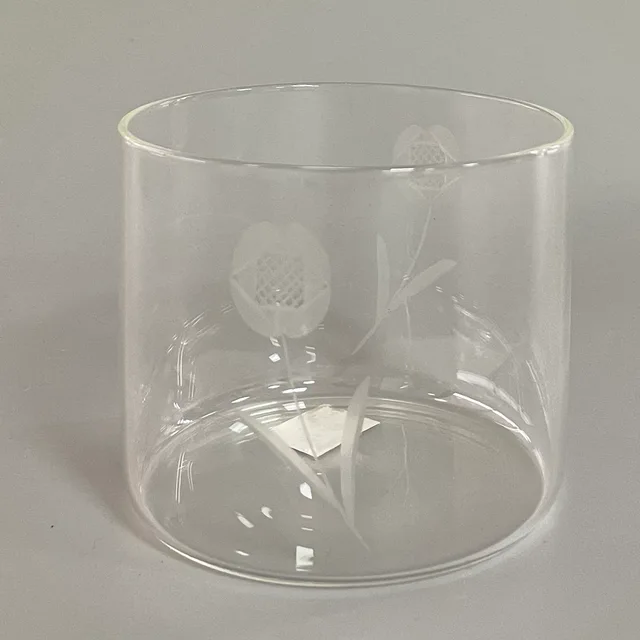 Heat-resistant glass bottle