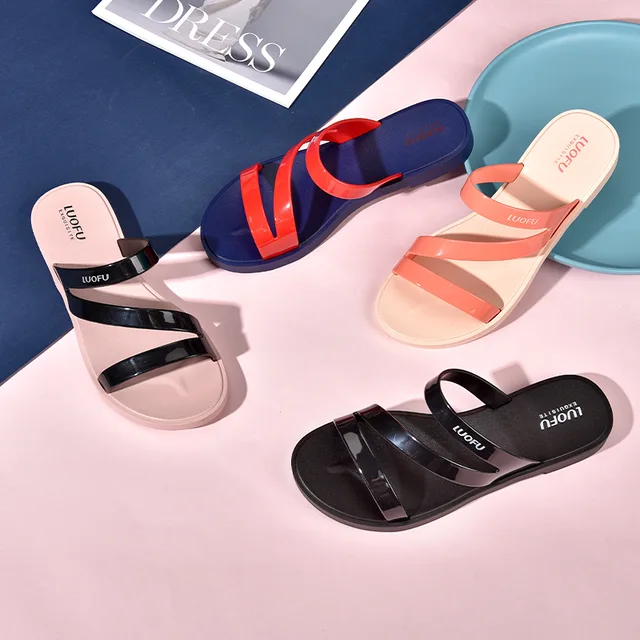 LUOFU PVC EVA Non-slip Women Slippers
