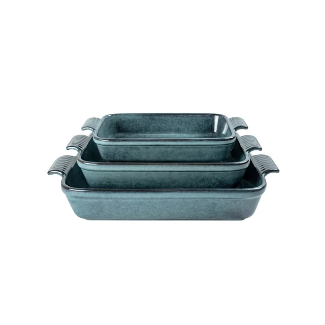 Ceramic Bakeware Set of 3pc