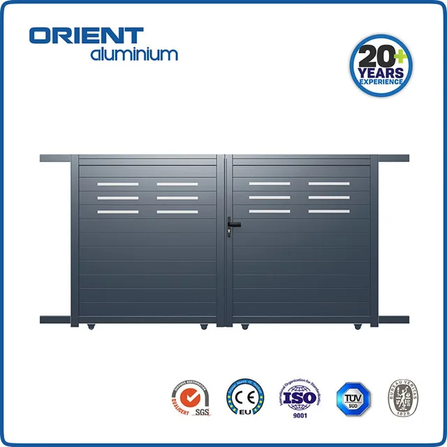 Garden Aluminium Sliding Driveway Gate