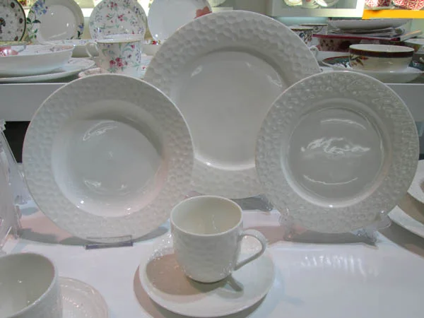 Embossed New Bone China