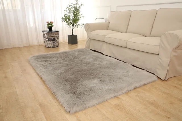 Living Room Large Nordic sheepskin faux fur carpet long hair home decor fur carpets and rugs hot sale