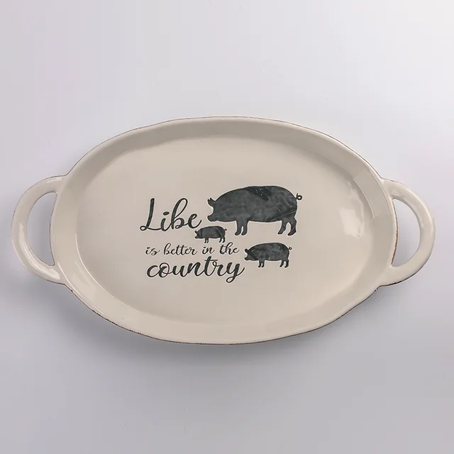 Ceramic plate