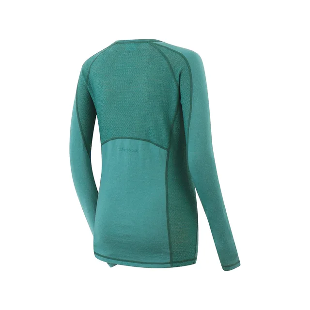 Wool modal mesh top