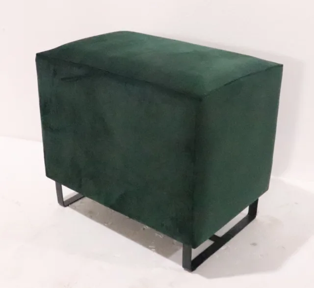 Stool with iron legs