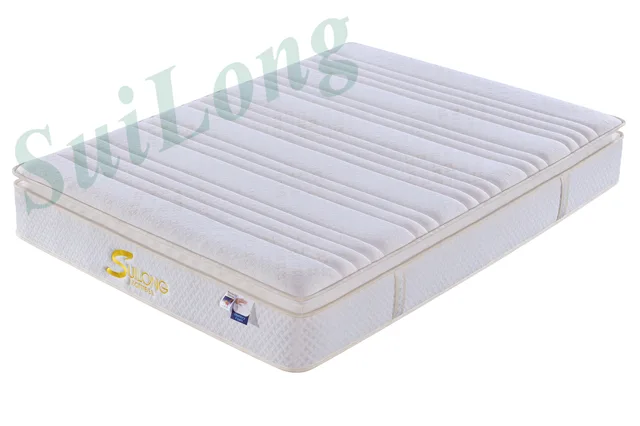 Pillow top memory foam pocket spring mattress