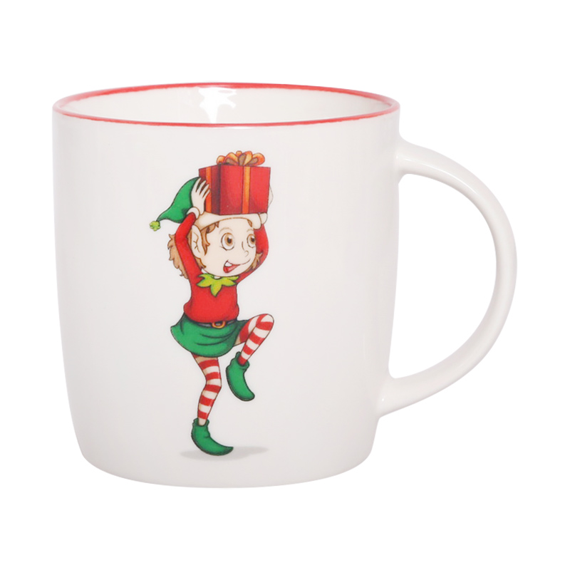 12oz (348ml) New Bone China Mug With Decal