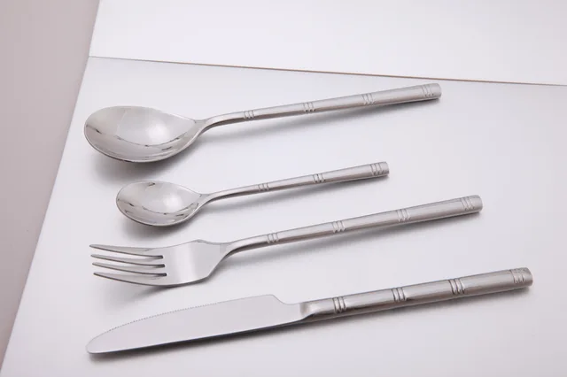 Knife/Fork/Spoon On Table
