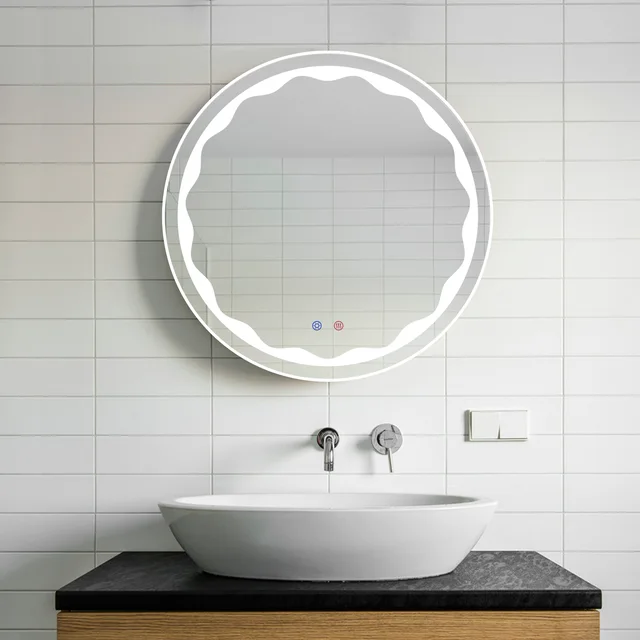 DP321A Bath mirror hotel decor Bathroom Mirrors with adjust light brightness and colors