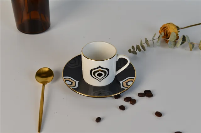 12pcs tea set coffee set coffee cup and saucer 4186-6S-1404
