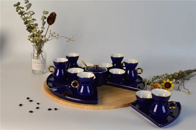 22pcs tea set coffee set coffee cup and saucer S173-22-S096-001