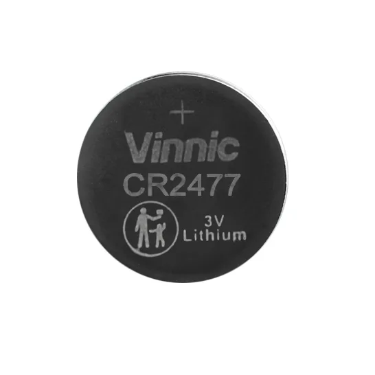 Lithium Manganese Dioxide Battery CR2477 Button Cell