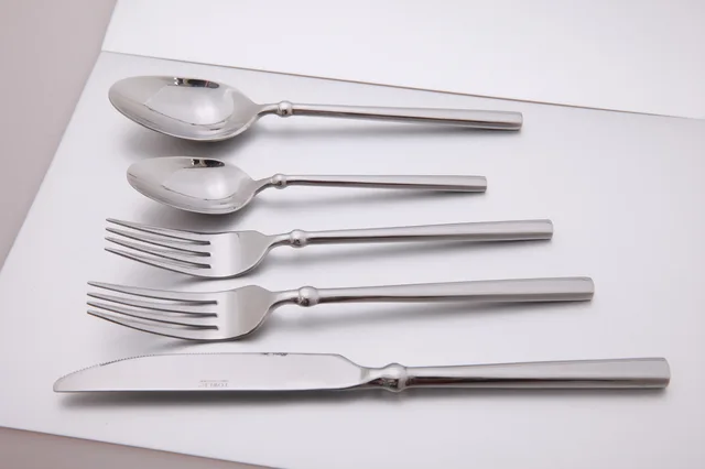Knife/Fork/Spoon On Table