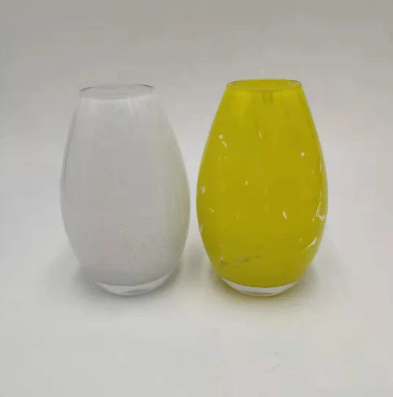 Hand Made Unique colourful glass vase for sale