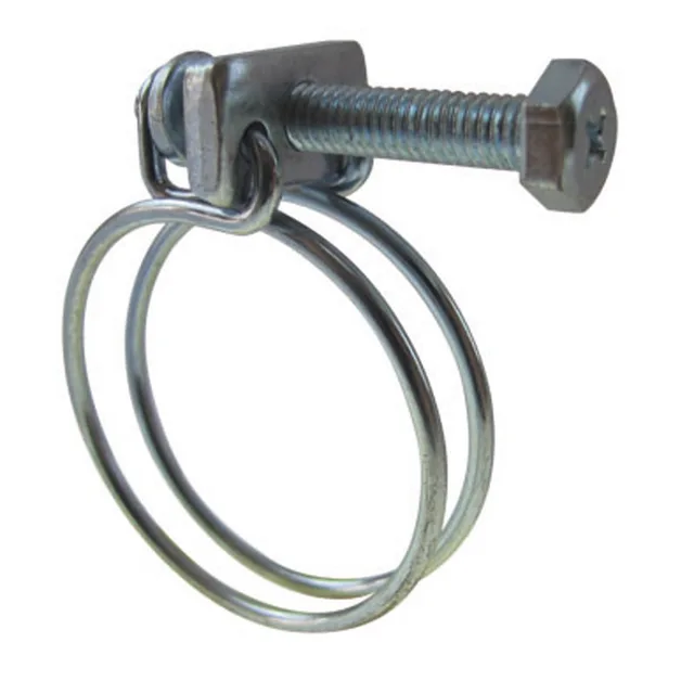 Double Wire Hose Clamp Galvanized W1