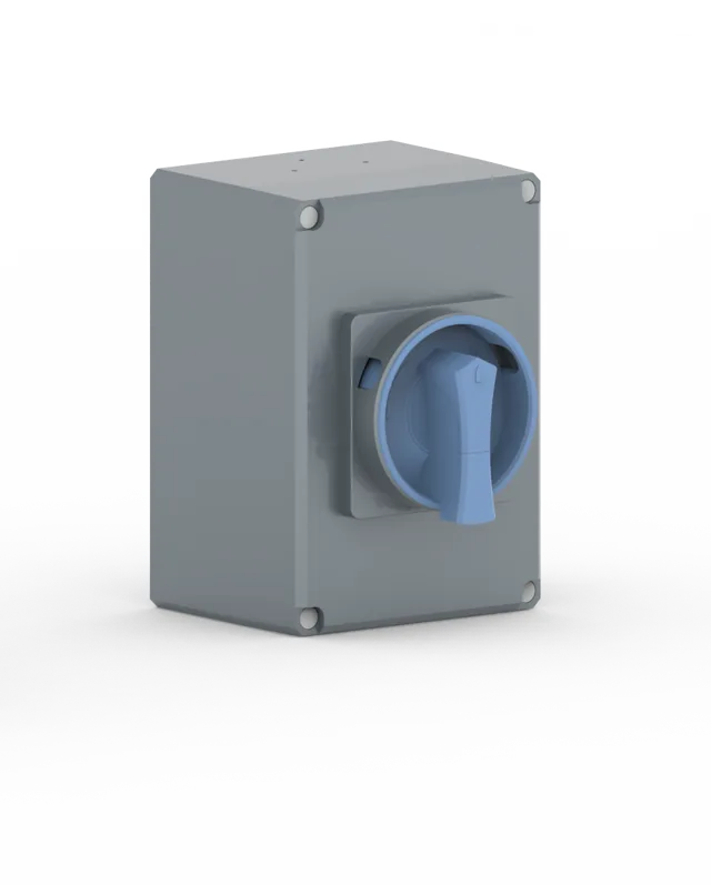 Plastic or aluminum box isolation switch