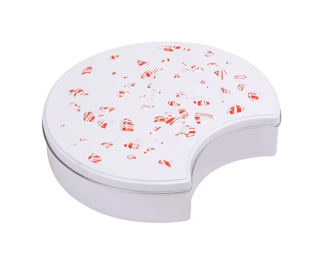 Custom-made special-shaped moon cake tin can, snowy moon cake box, gift packaging box, food universal packaging tin box