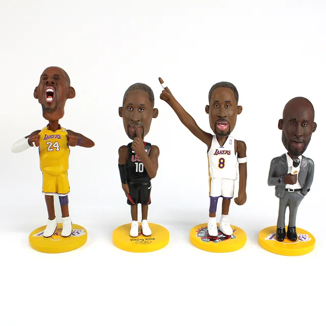 Resin Kobe Bryant Basketball Starbobble head