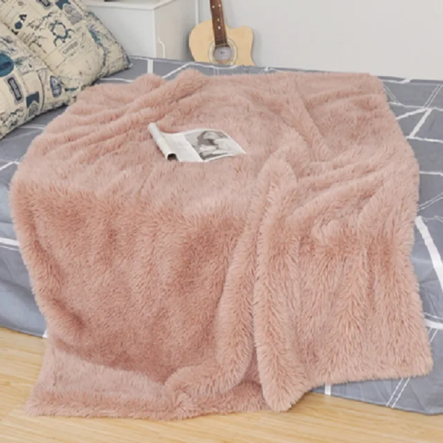 100% Polyester Super soft fur blankets warm faux fur blanket throw wholesale luxury Alpaca fur throw blankets