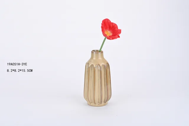 Porcelain Reactive Glazed Ceramic Vase
